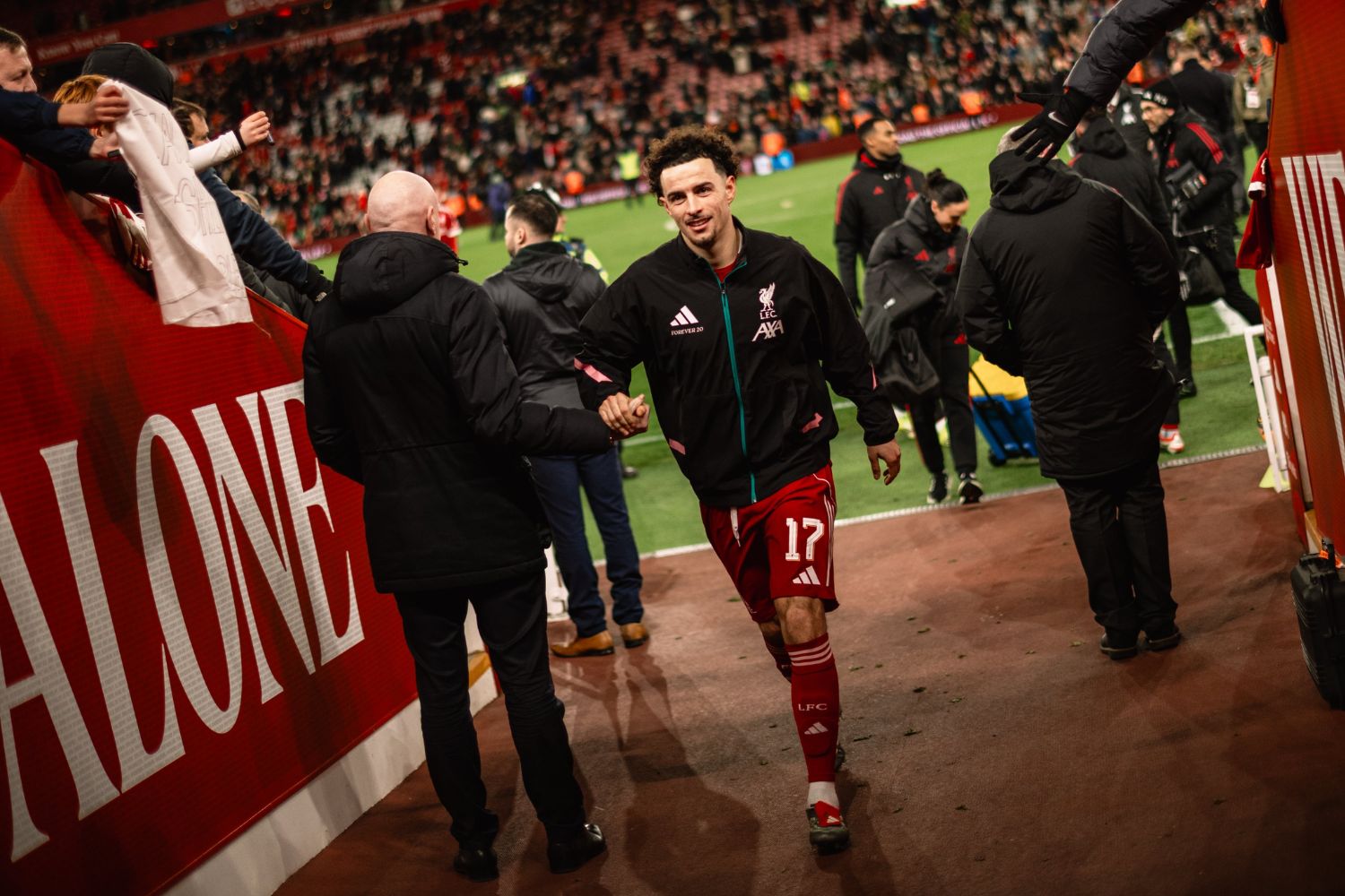 Curtis Jones after beating Brighton in the FA Cup