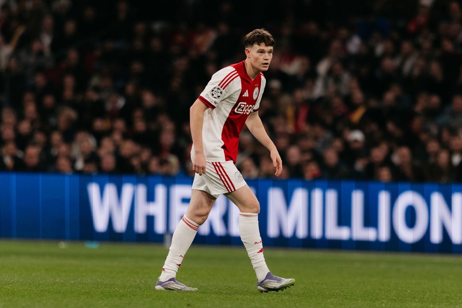 James McConnell in action for Ajax