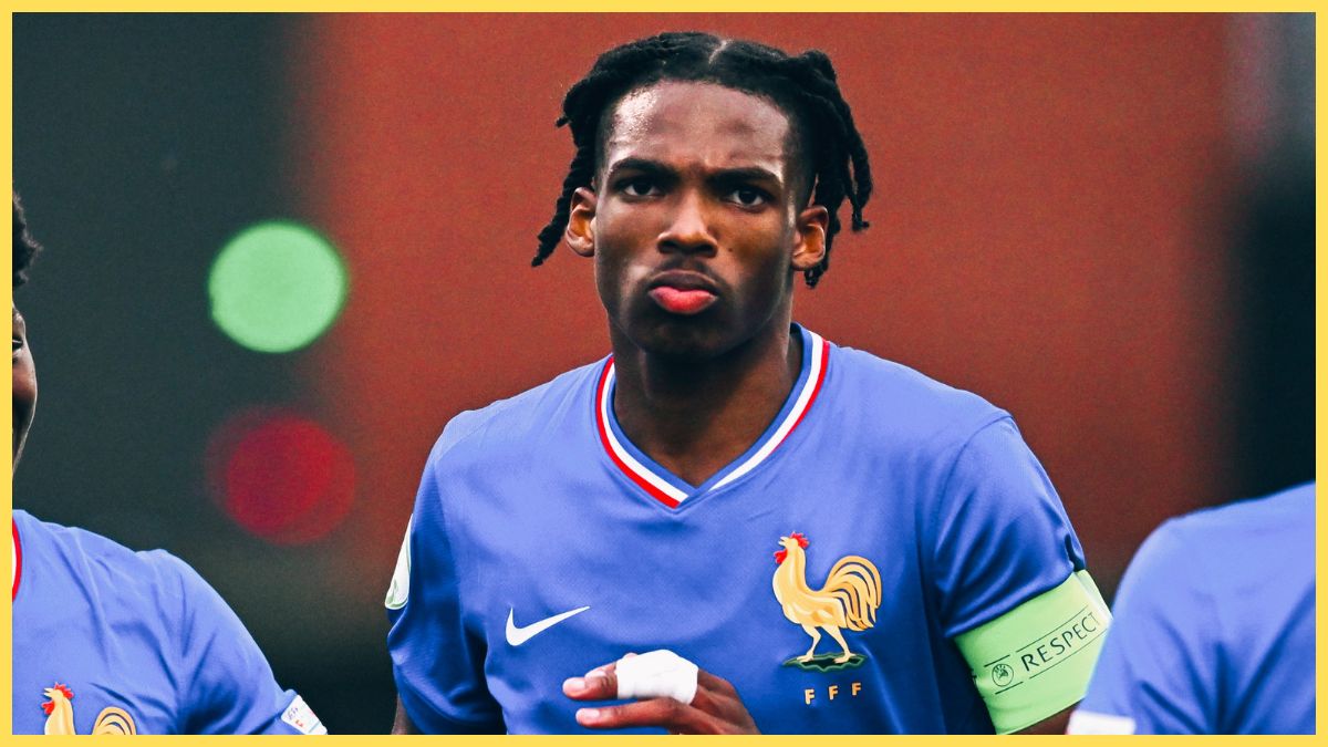 Jeremy Jacquet plays for French youth team