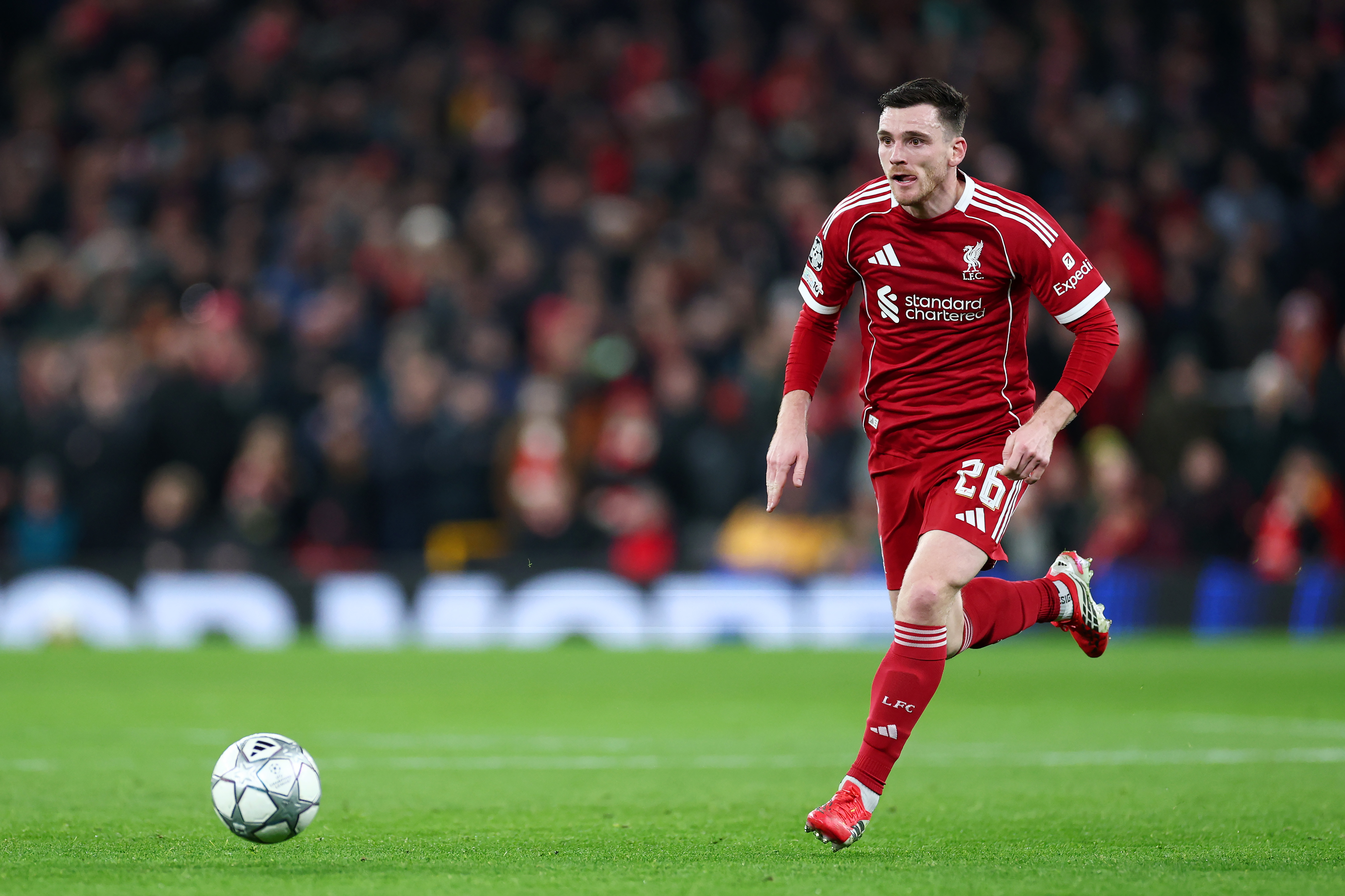 Andy Robertson is about to enter the final four months of his current contract at Liverpool