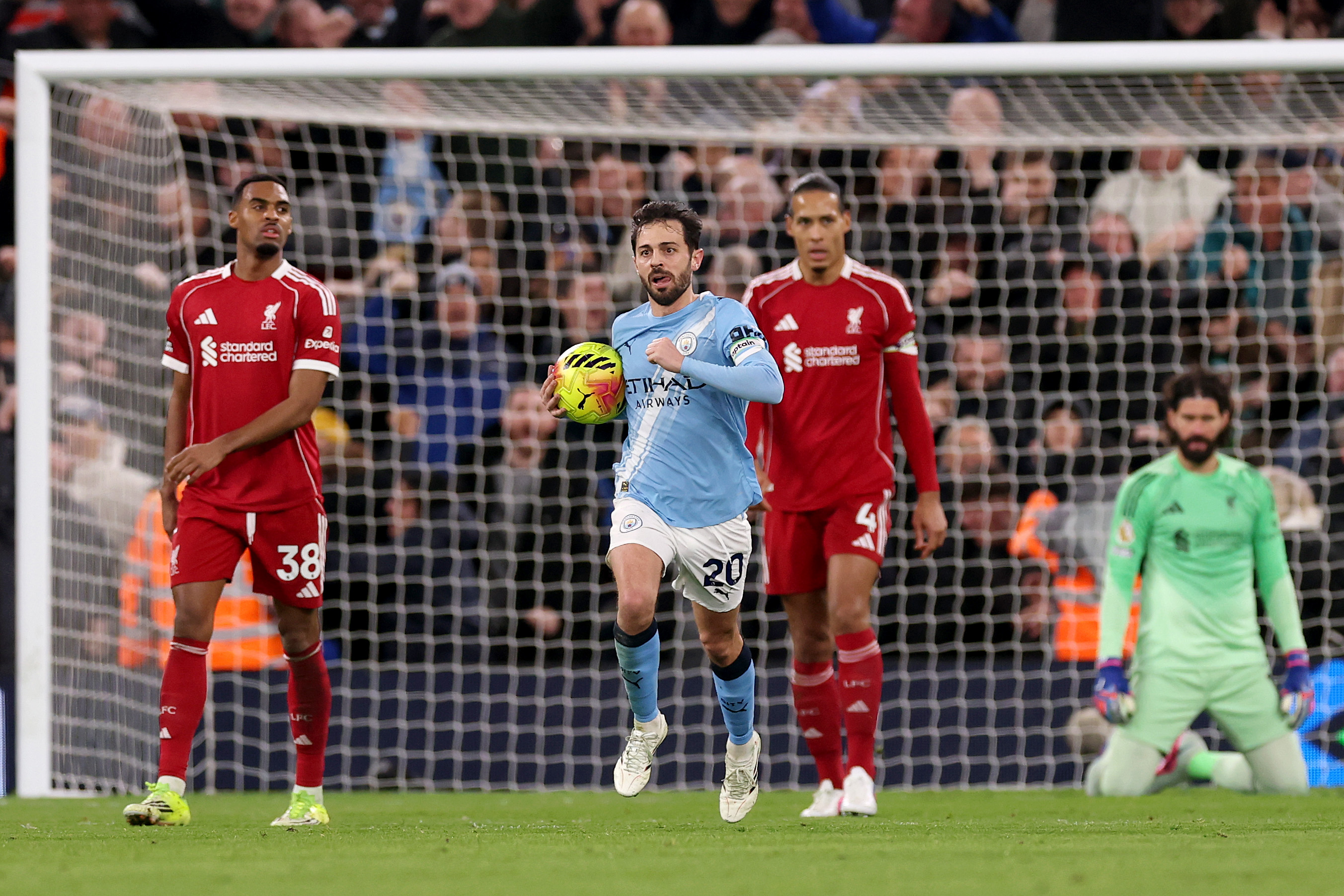 Bernardo Silva's equaliser at Anfield triggered a late collapse from Liverpool