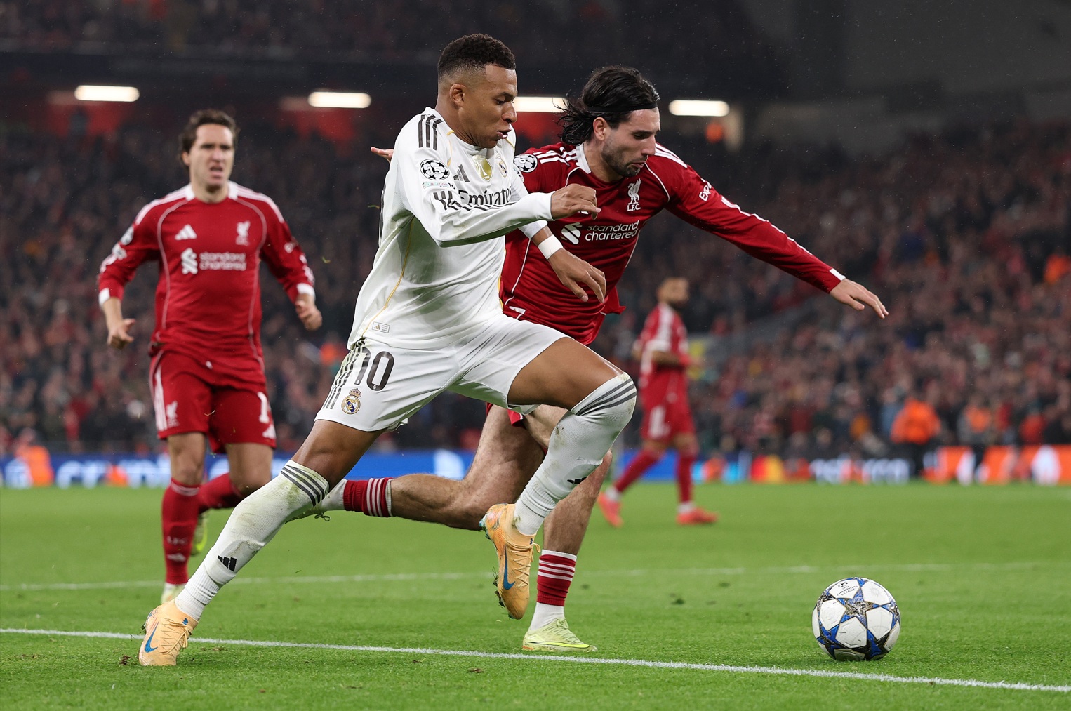 Dominik Szoboszlai faced Real Madrid in the Champions League with Liverpool this season