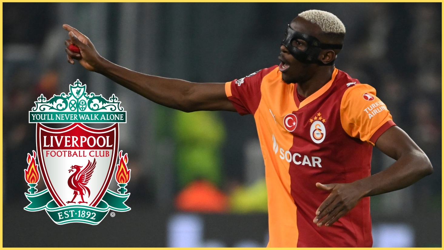 Victor Osimhen is hoping that Galatasaray avoid Liverpool in the Champions League round of 16