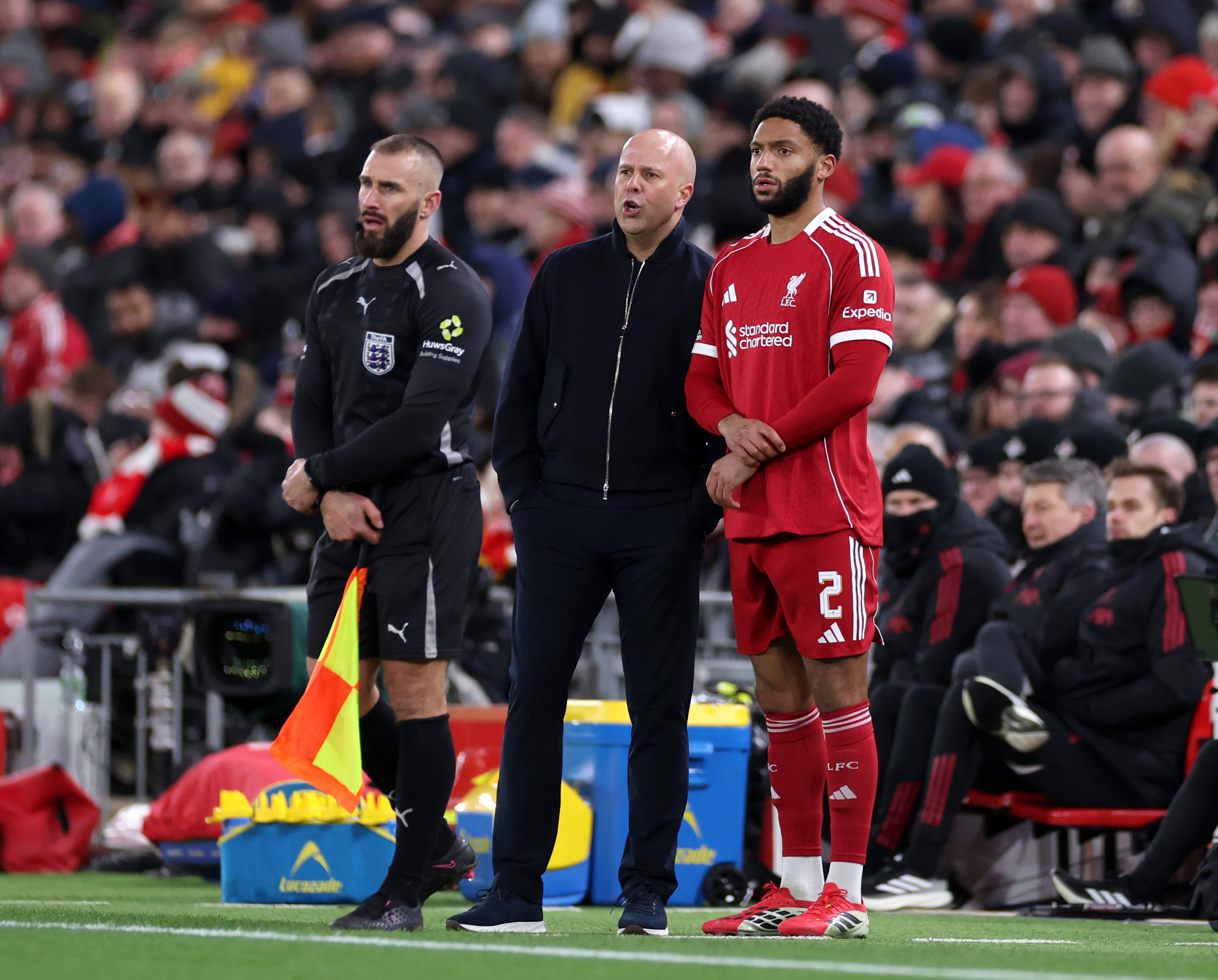 Arne Slot has said that Joe Gomez will be fit enough to start for Liverpool against Nottingham Forest on Sunday