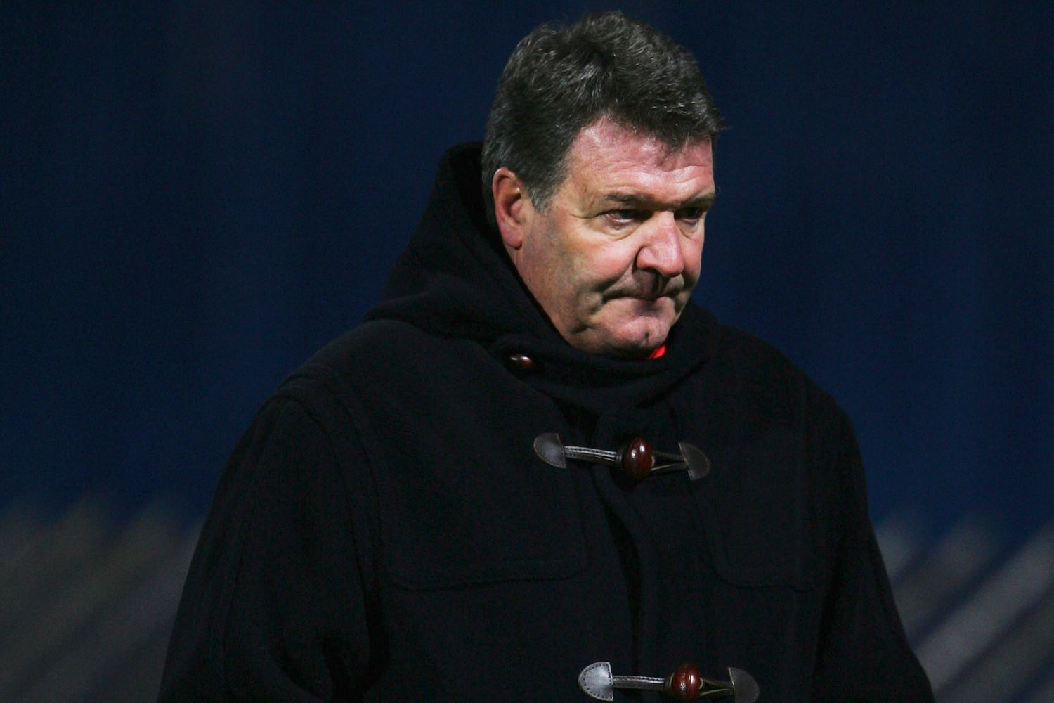 John Toshack, manager of Wales, walks off at half-time during an International Friendly match between Northern Ireland and Wales at Windsor Park on February 06, 2007 in Belfast, Northern Ireland