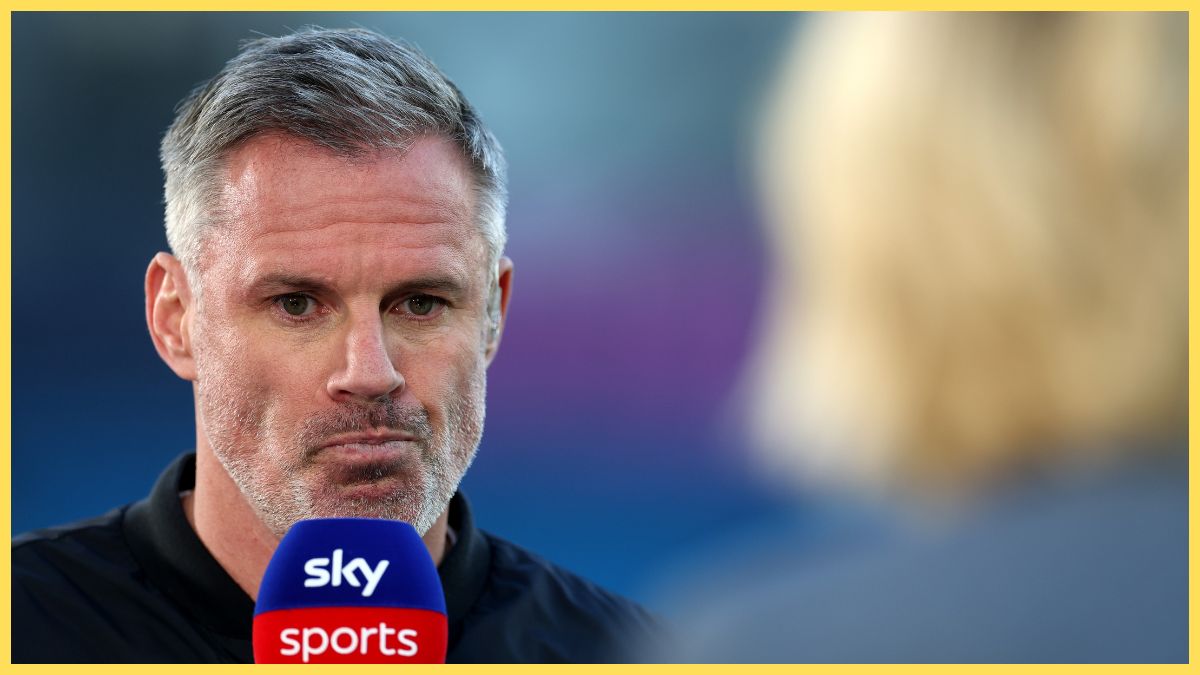 Jamie Carragher on Sky Sports punditry duty