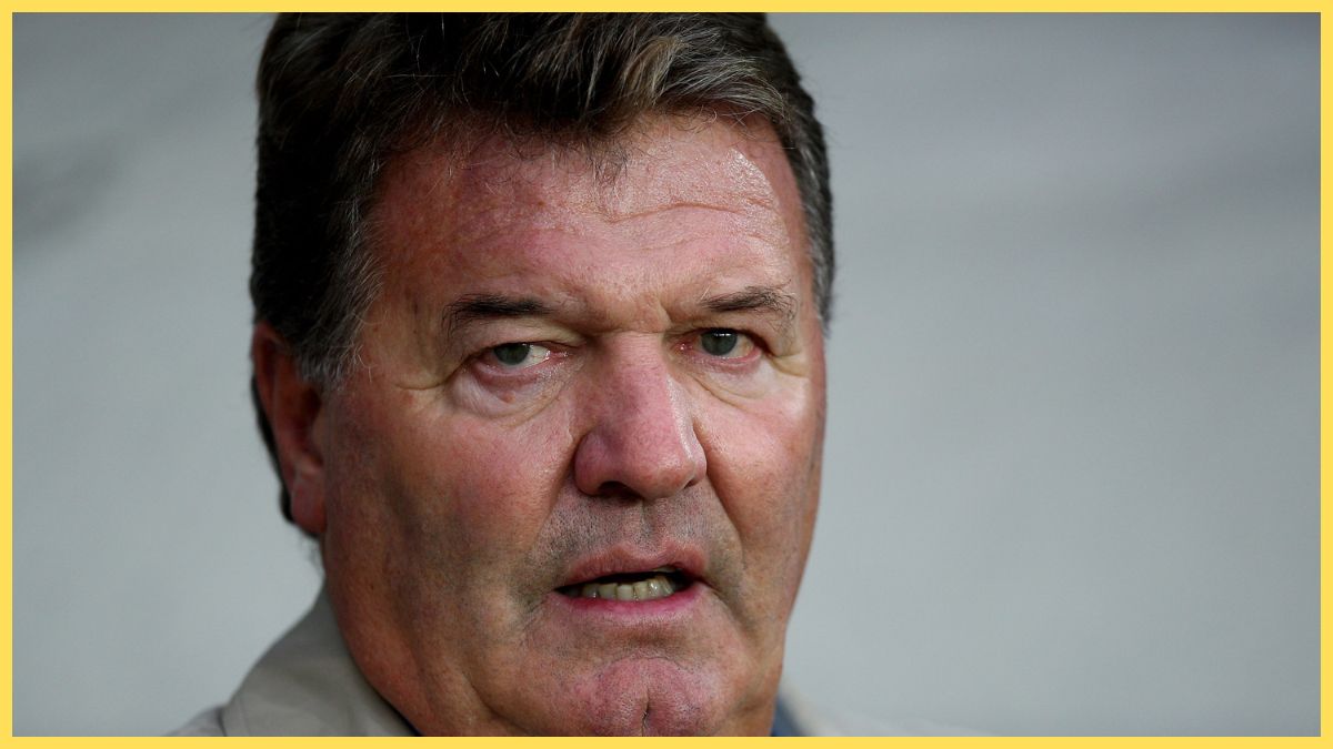 Wales Manager John Toshack watches on during the International Friendly match between Wales and Scotland at the Cardiff City Stadium on November 14, 2009