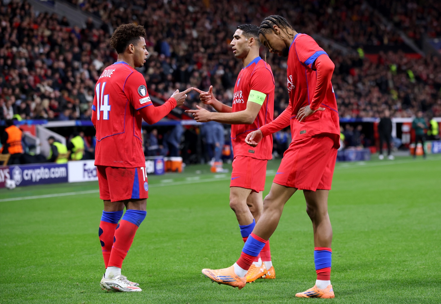 Desire Doue and Bradley Barcola are reportedly on Liverpool's shortlist of prosective Mo Salah replacements