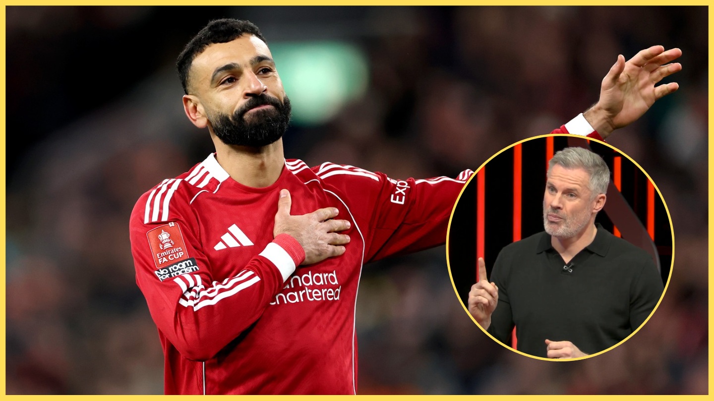 Jamie Carragher says the timing of Mo Salah's exit announcement from Liverpool was 'perfect'