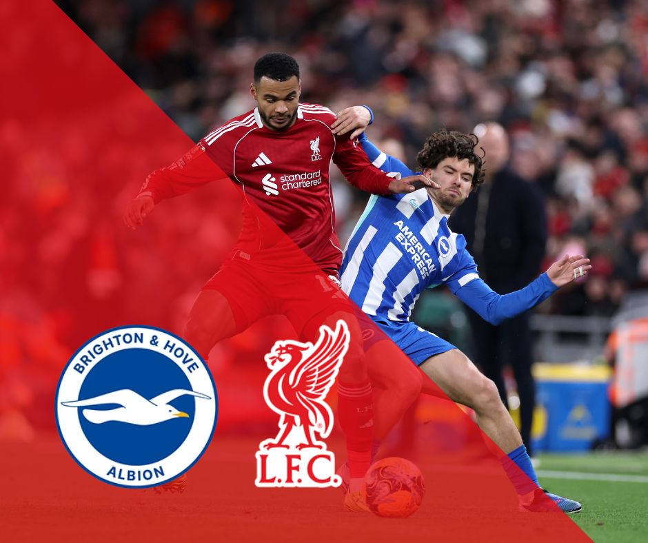 Liverpool and Brighton meet in the Premier League on Saturday afternoon