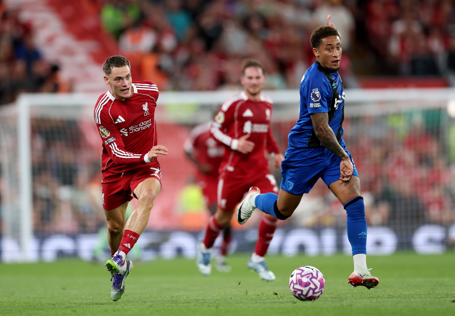 Liverpool defeated Bournemouth 4-2 on the opening night of the Premier League season