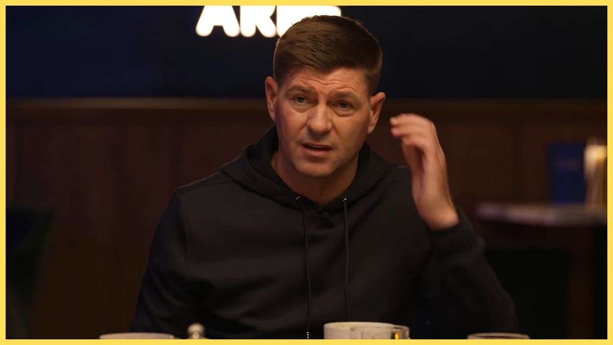 Steven Gerrard speaking about Mo Salah