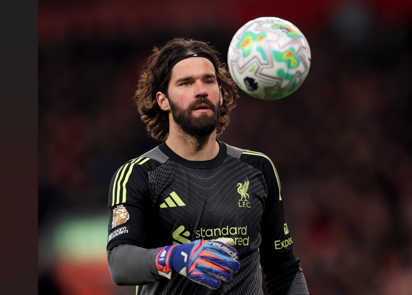 Alisson Becker hasn't recovered in time for Liverpool's game against Crystal Palace