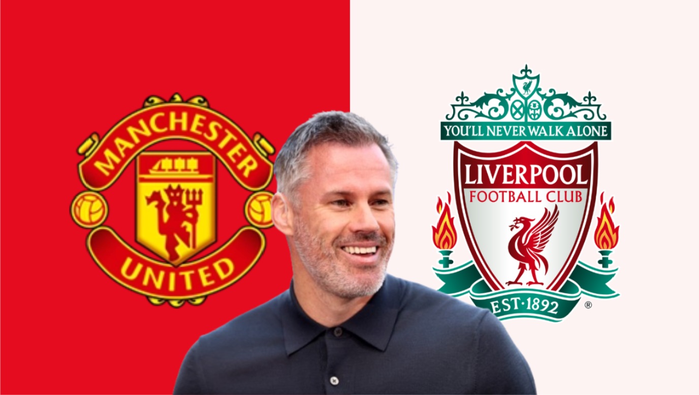 Jamie Carragher is predicting a draw between Manchester United and Liverpool on Sunday