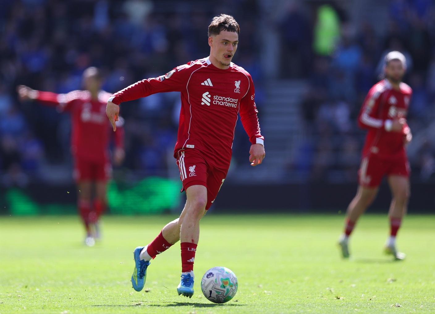Florian Wirtz scored a stunning goal in Liverpool's 3-1 win over Crystal Palace on Saturday