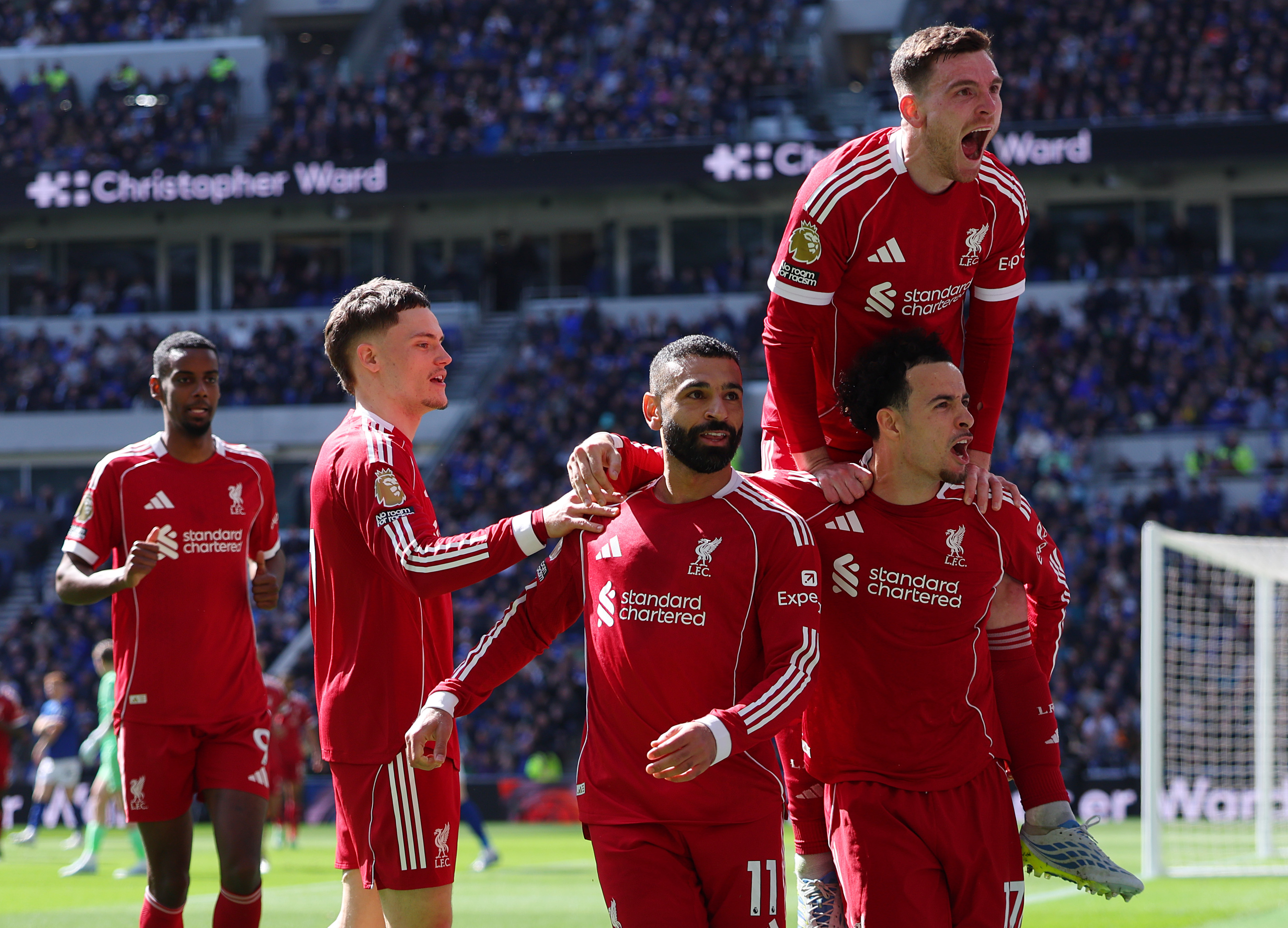Liverpool's win over Everton put them in a commanding position to qualify for the Champions League
