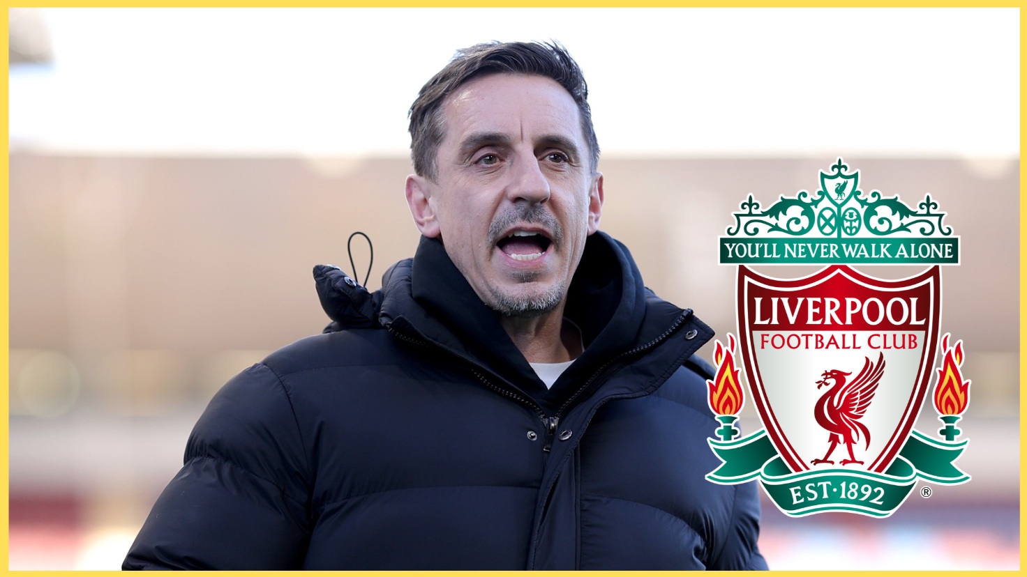 Gary Neville is '99%' certain that Liverpool will qualify for the Champions League