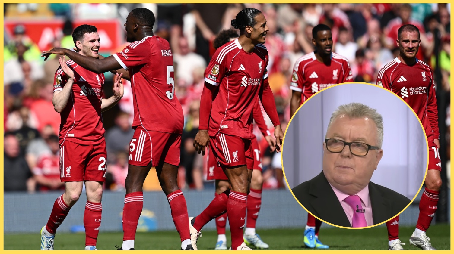 Steve Nicol felt that Andy Robertson was Liverpool's best player against Crystal Palace