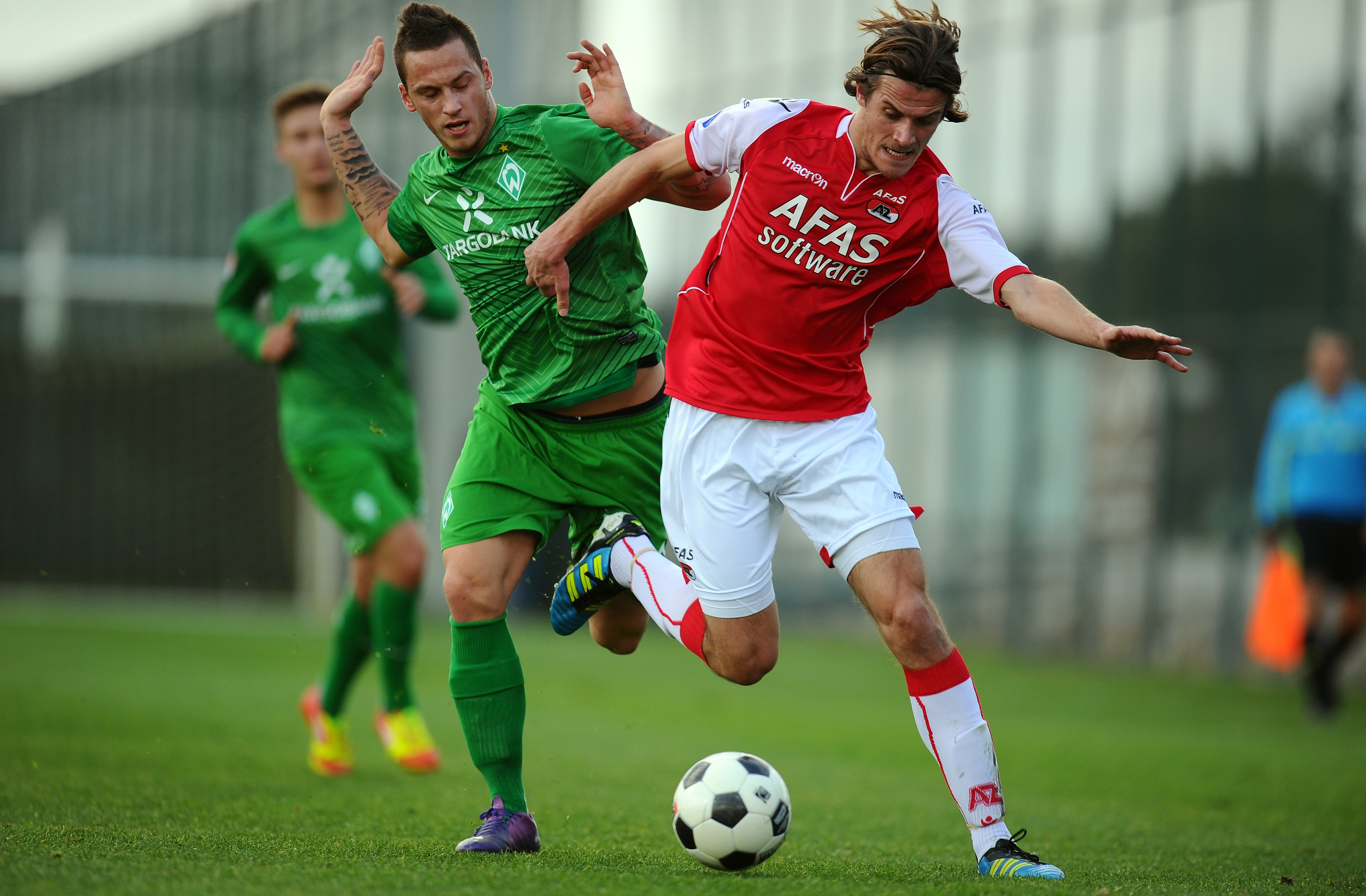 Etienne Reijnen (seen here playing for AZ in 2012) could be 'on the verge' of joining Arne Slot's backroom staff at Liverpool