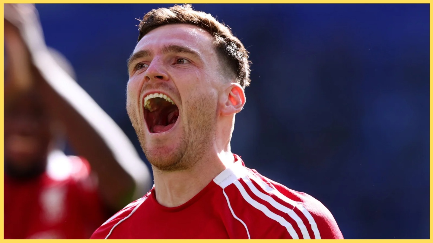 Andy Robertson heaped praise on Freddie Woodman after Liverpool's win in the Merseyside derby