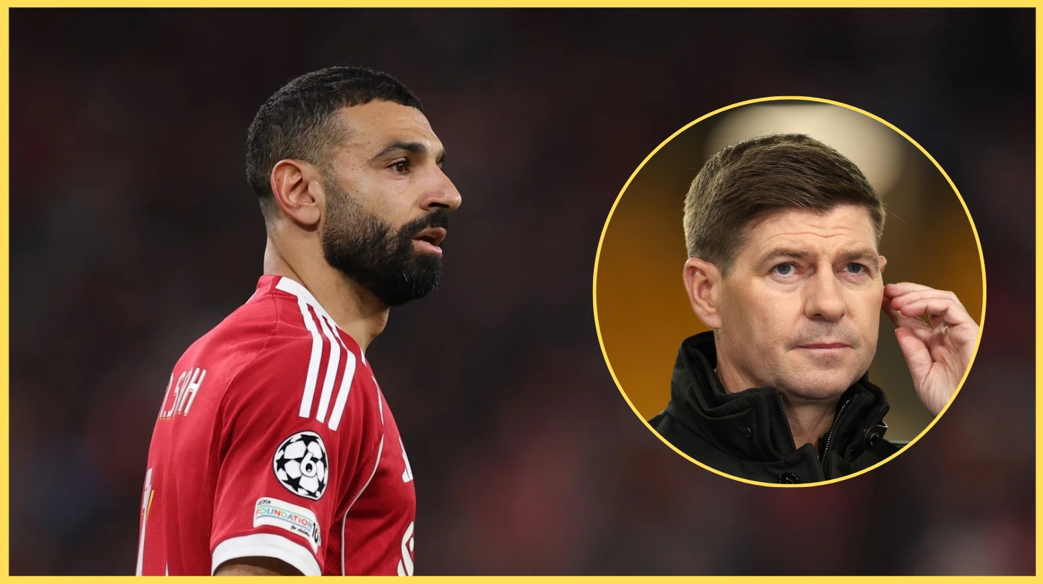 Steven Gerrard has named his preferred Mo Salah replacement at Liverpool