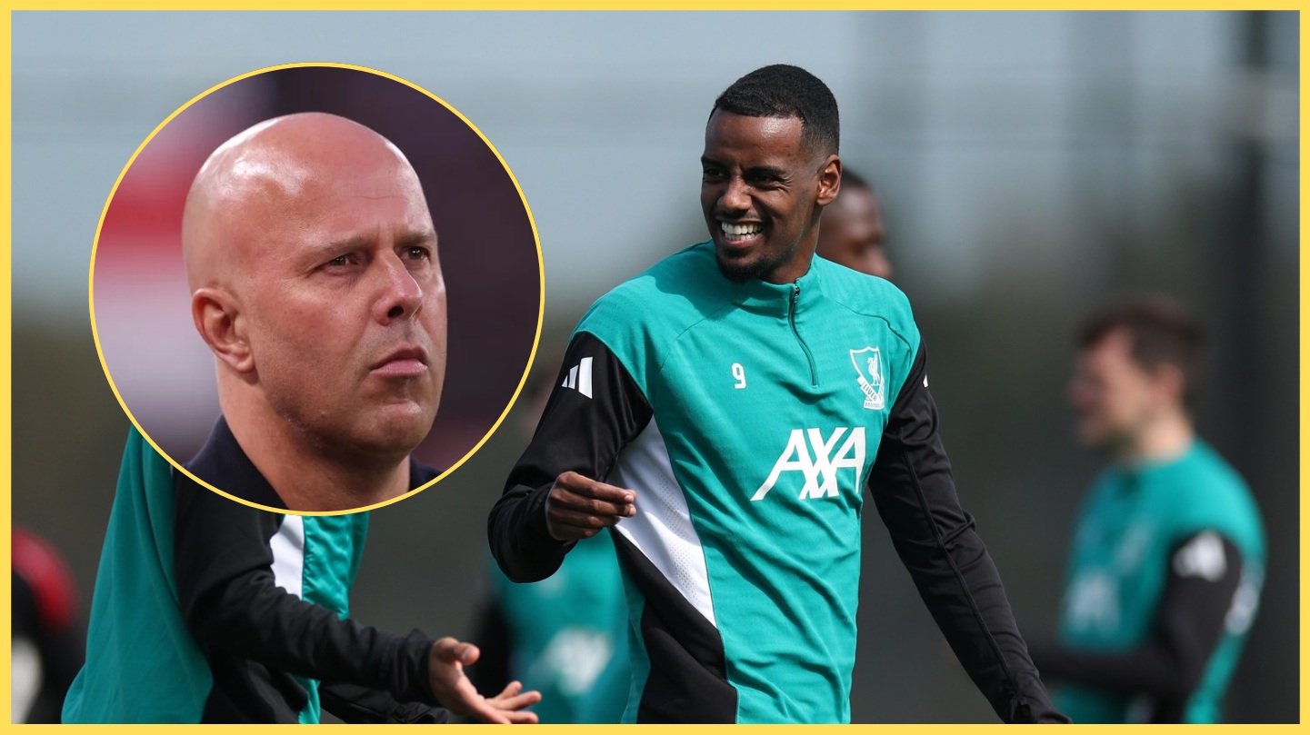 Arne Slot defended his decision to start Alexander Isak against PSG