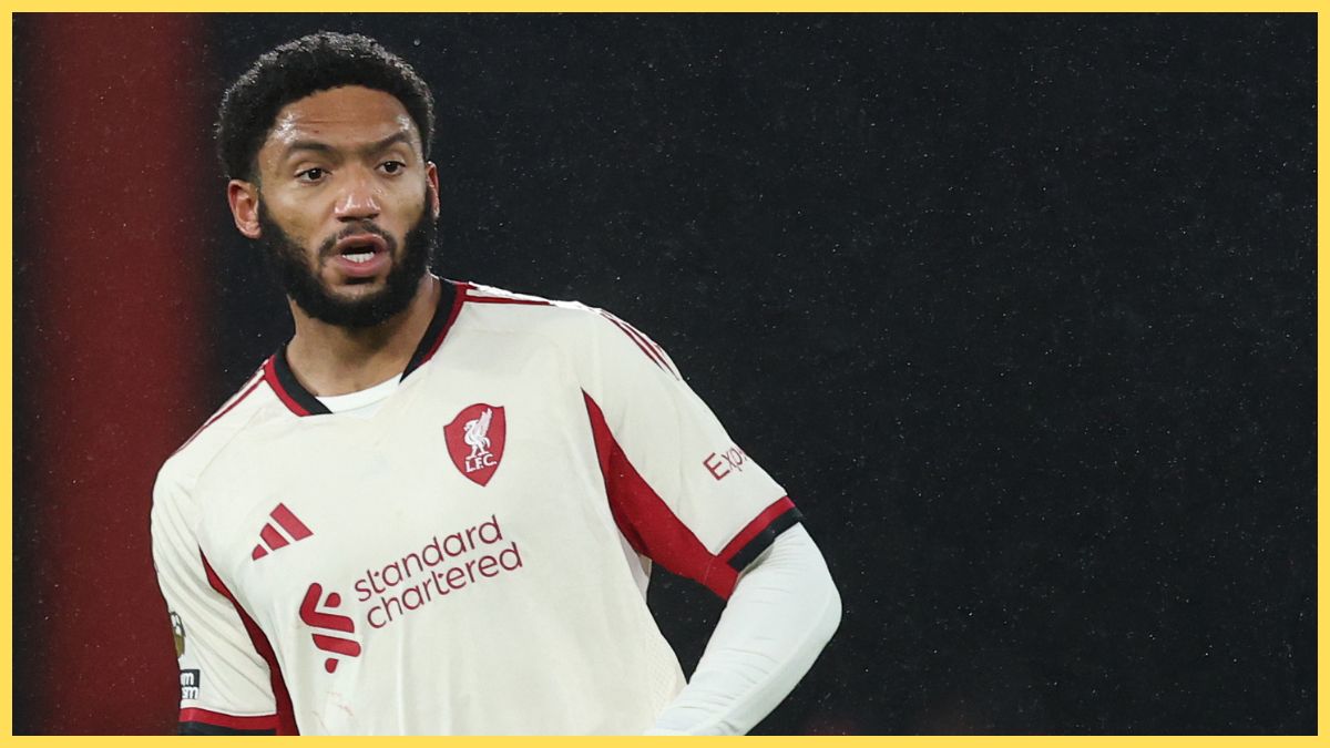e Gomez of Liverpool during the Premier League match between Bournemouth and Liverpool at Vitality Stadium