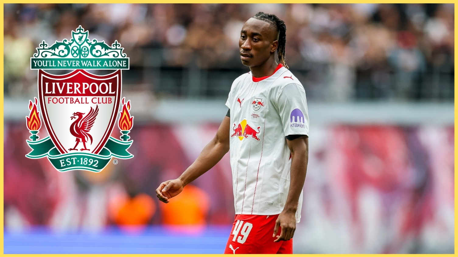 Yan Diomande is reportedly a priority transfer target for Liverpool this summer
