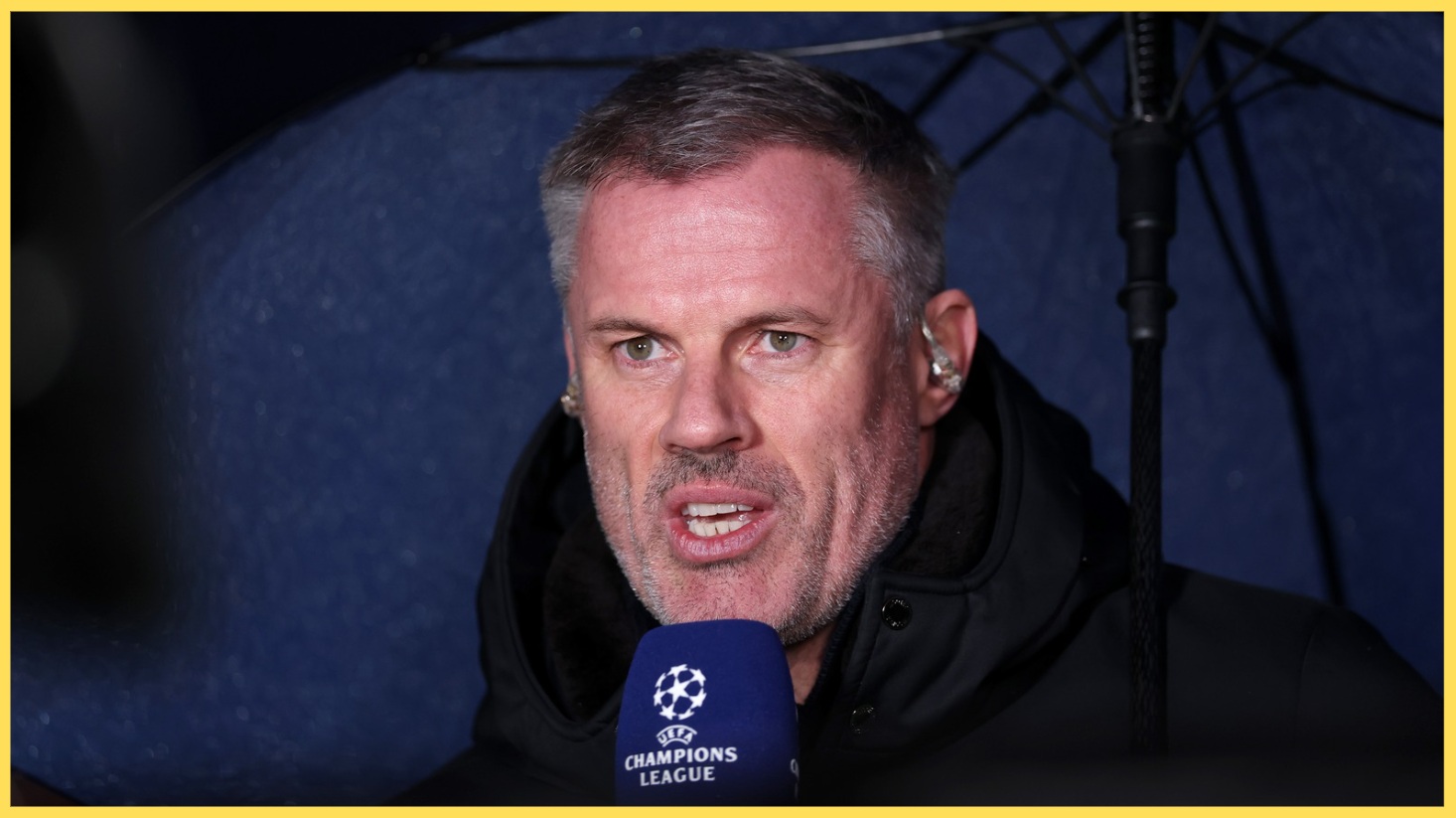 Jamie Carragher called out two Liverpool players over Kobbie Mainoo's winning goal on Sunday