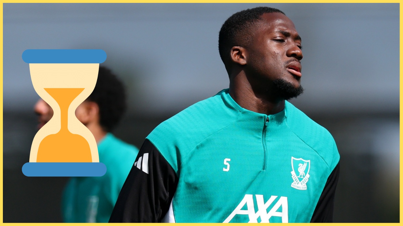 Ibrahima Konate has just five weeks remaining on his Liverpool contract