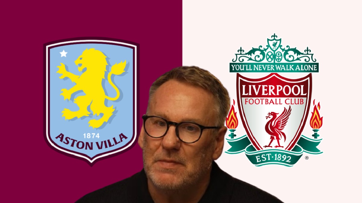 Paul Merson has predicted that Aston Villa will beat Liverpool on Friday