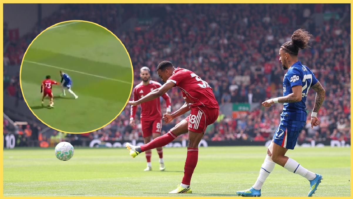Ryan Gravenberch fired Liverpool into an early lead against Chelsea