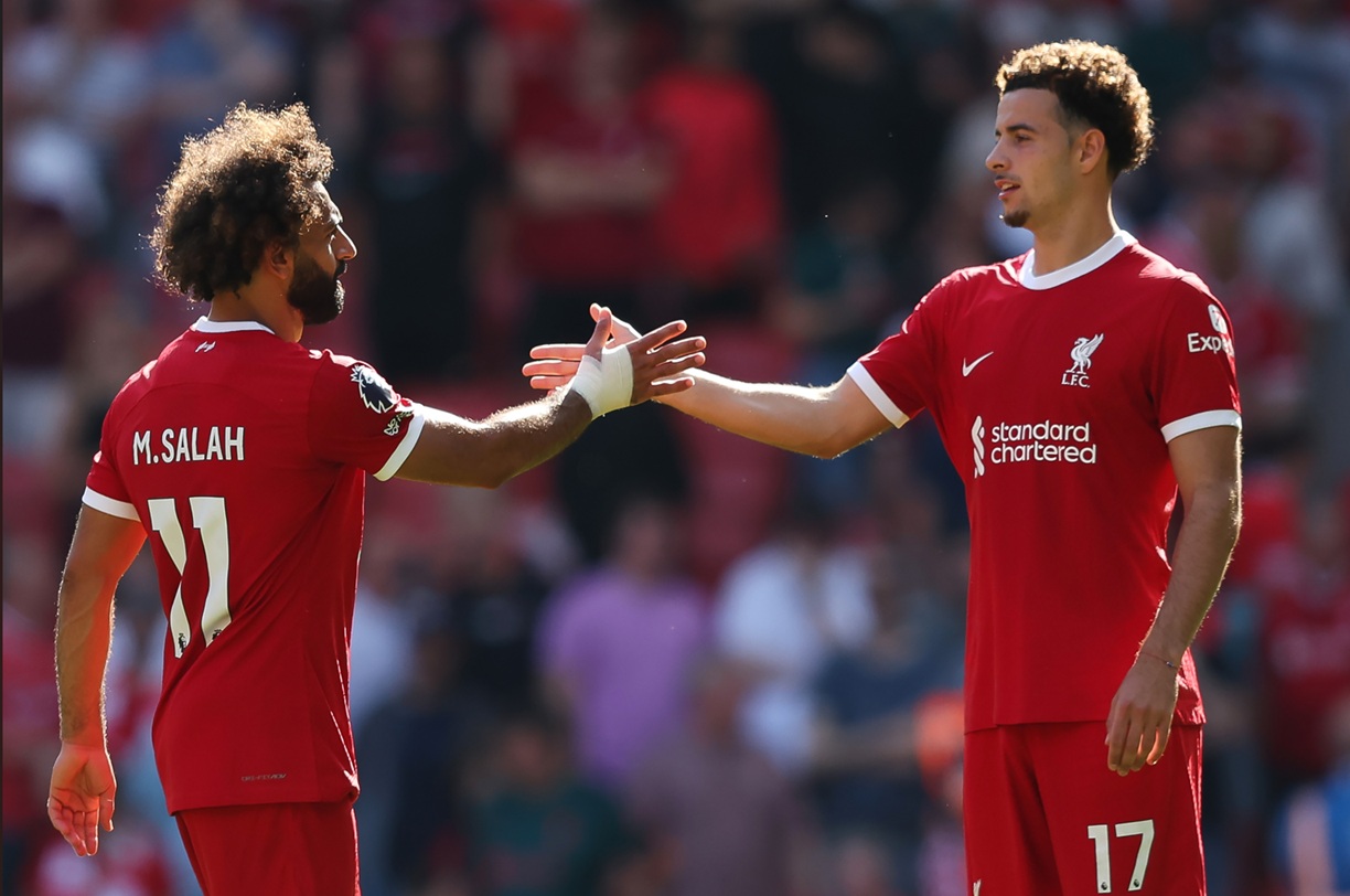 Curtis Jones seemed to show solidarity with Mo Salah over the Egyptian's social media posts