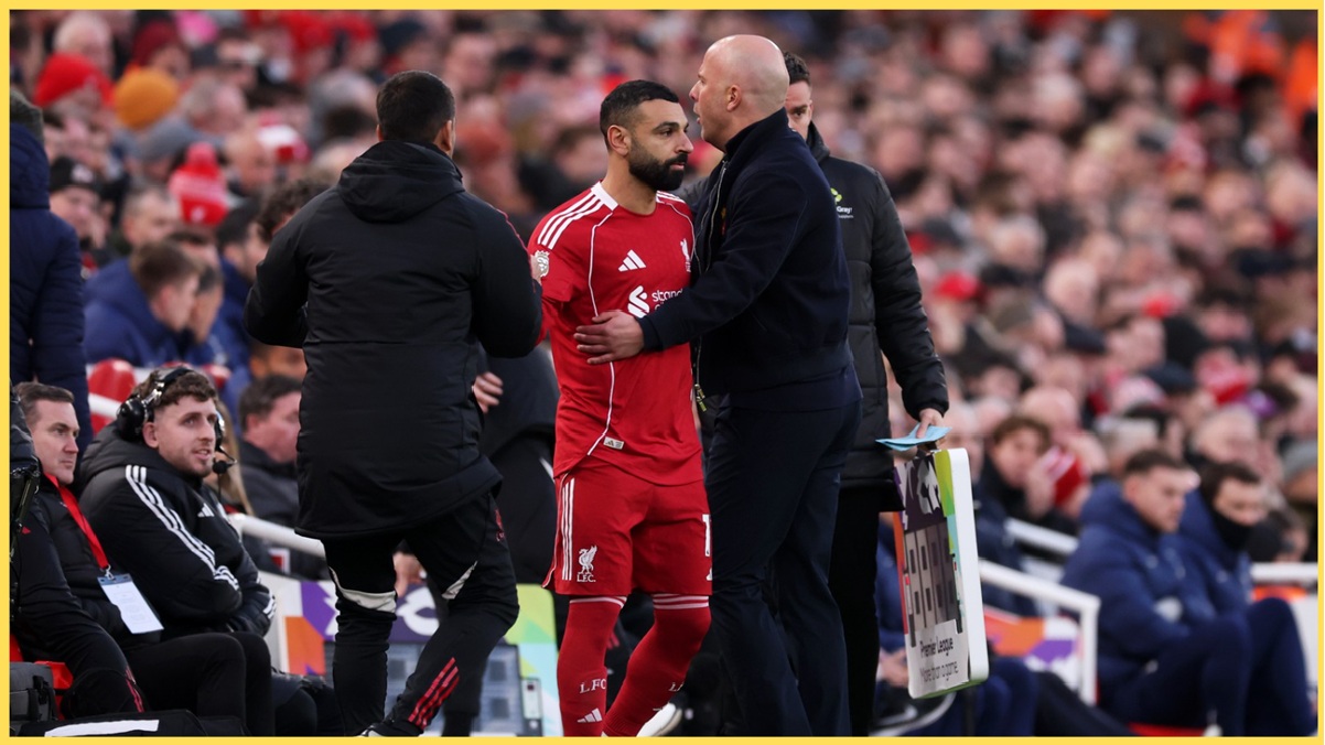 Arne Slot appeared to take a pointed swipe at Mo Salah when speaking to the press on Friday