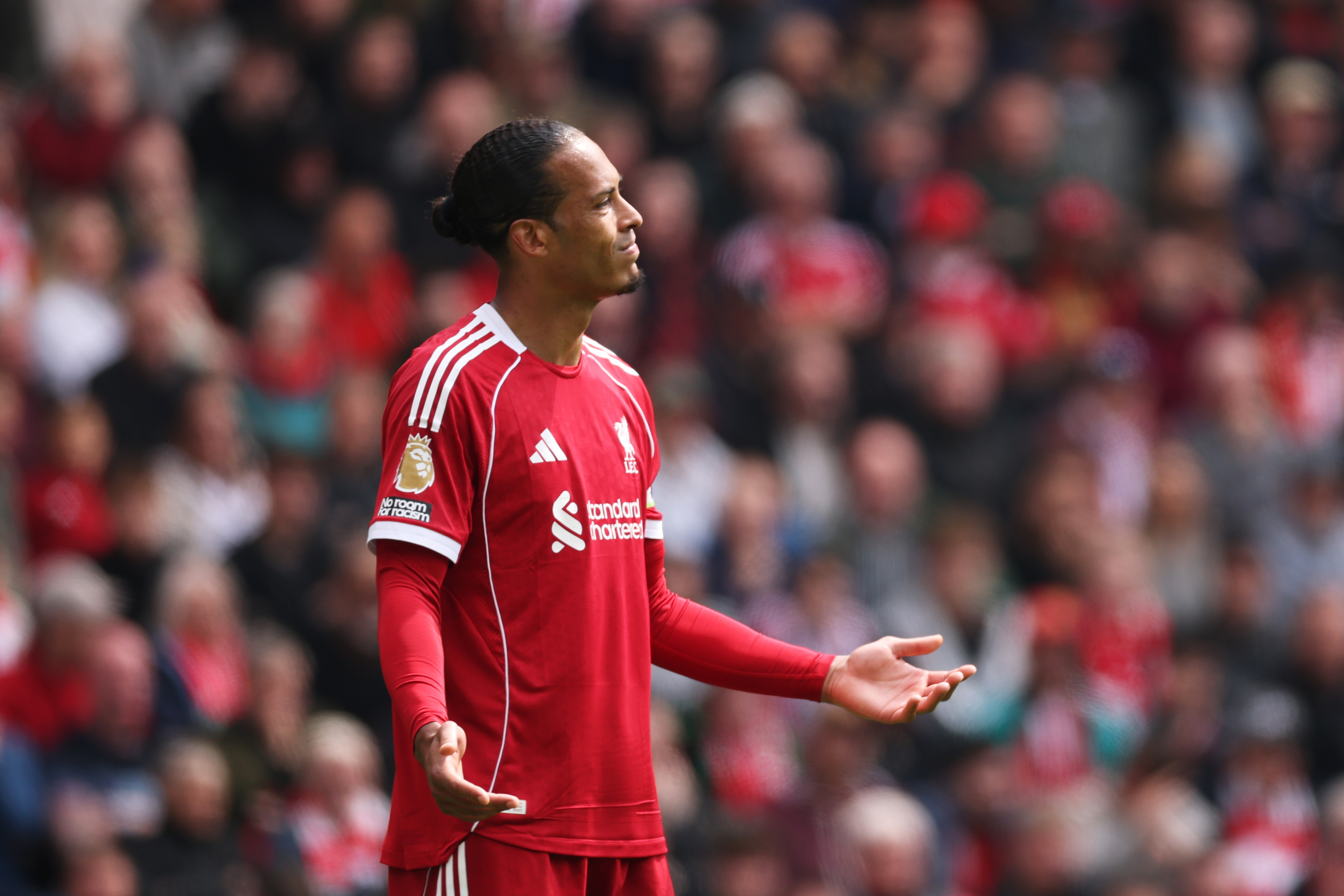 Virgil van Dijk has had to do the work of more than one player at times this season