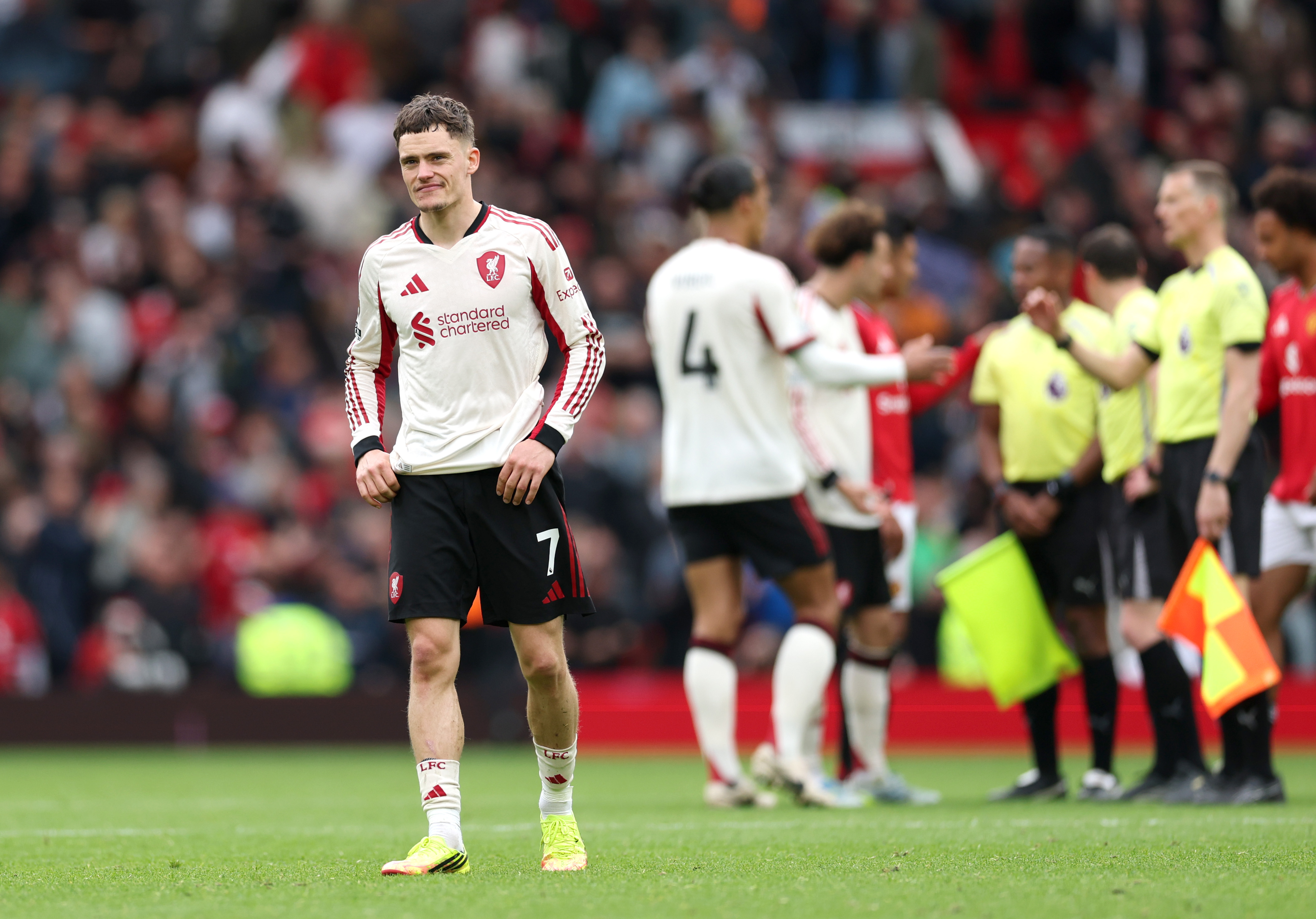 Florian Wirtz didn't have much of an impact in Liverpool's defeat away to Manchester United