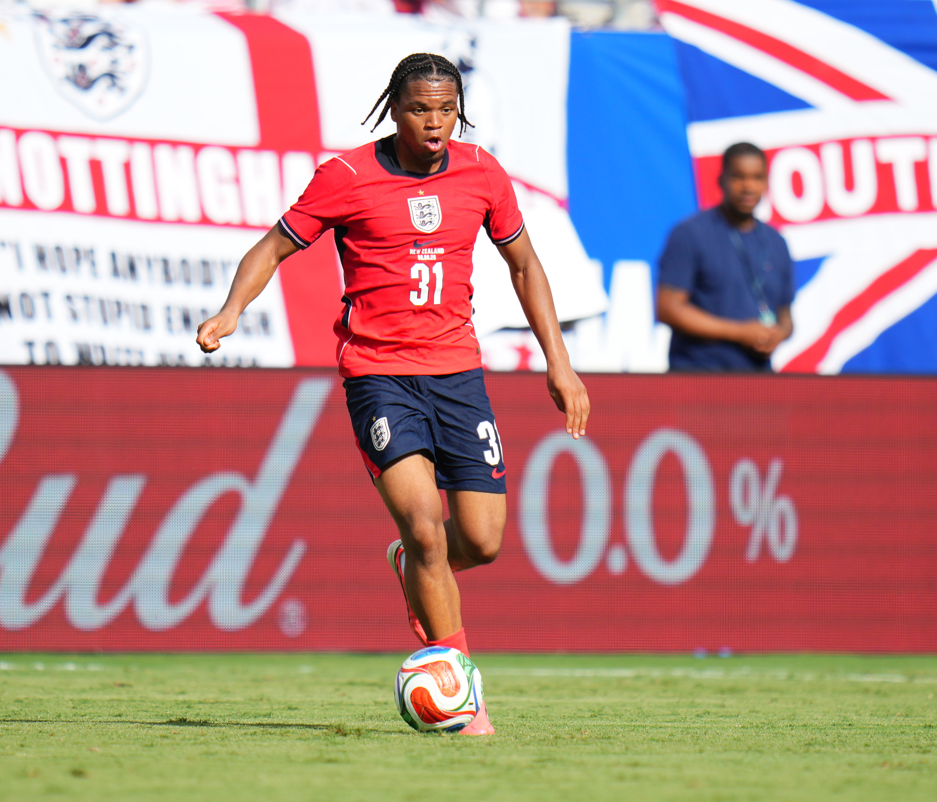 Rio Ngumoha impressed on his senior England debut against New Zealand