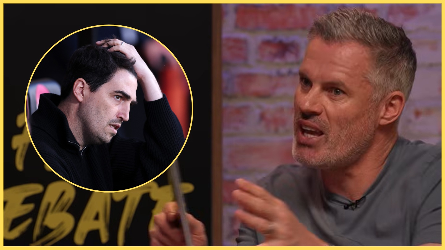 Jamie Carragher has raised concerns over Andoni Iraola's intense style of play