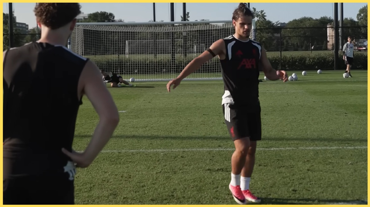 Milos Kerkez pictured during a training session in Chicago