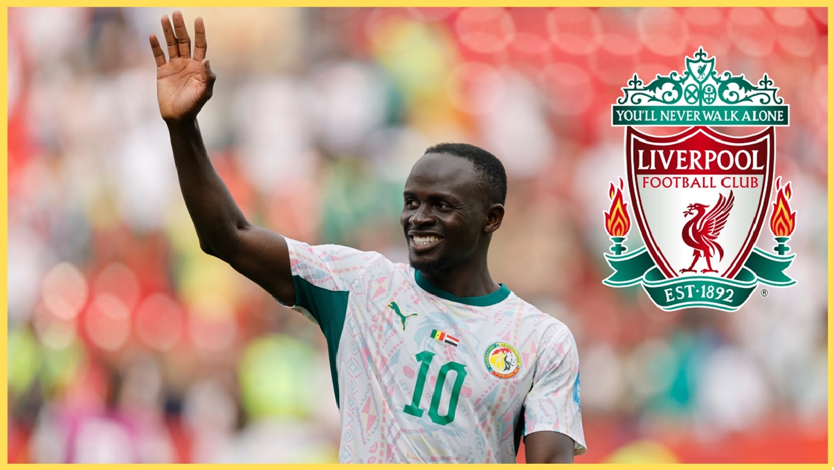 Sadio Mane waves to Senegal fans after their win over Iraq in the World Cup