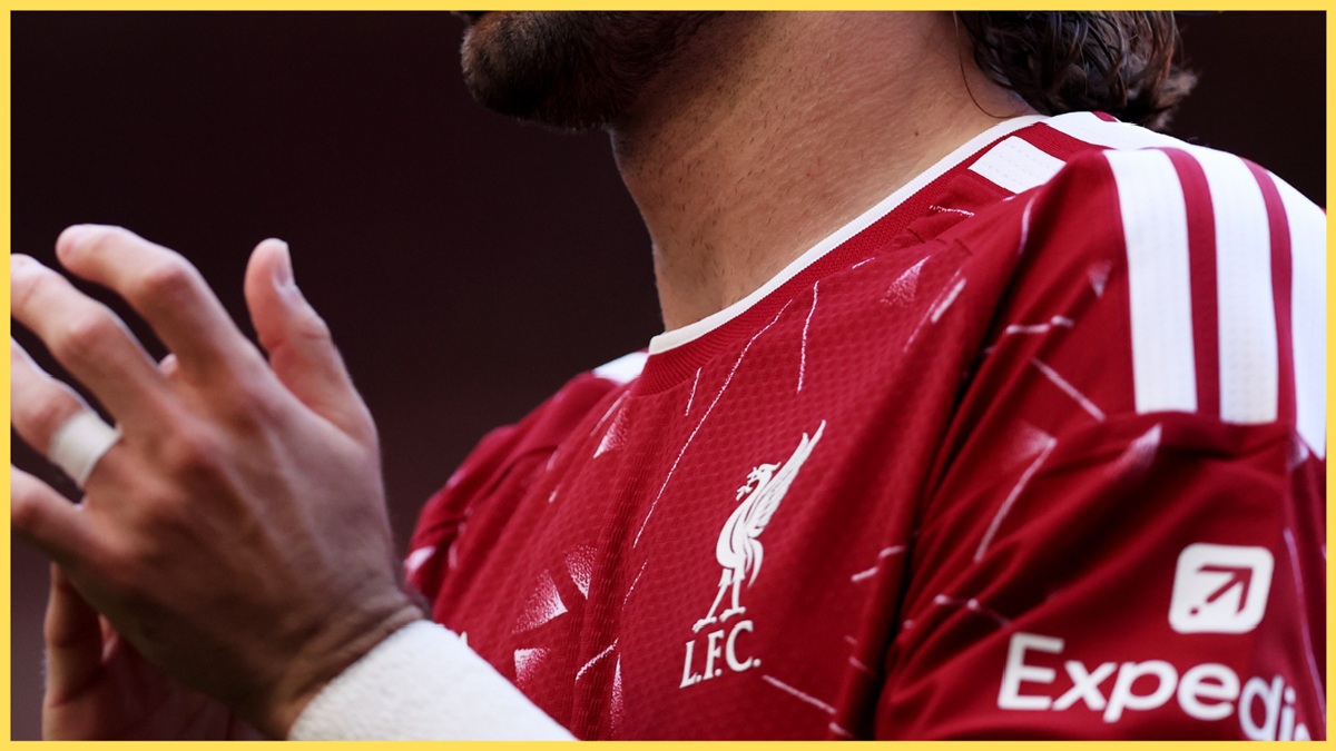 A close-up image of Dominik Szoboszlai during a Liverpool match