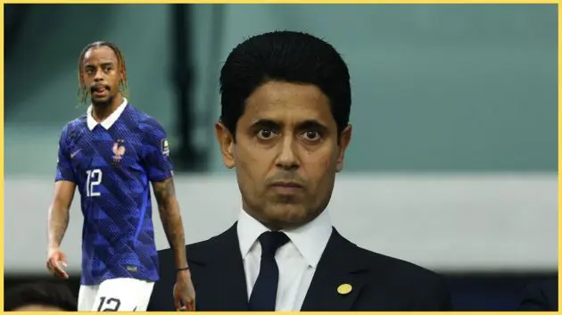 Nasser Al Khelaifi hasn't ruled out the prospect of Bradley Barcola leaving PSG