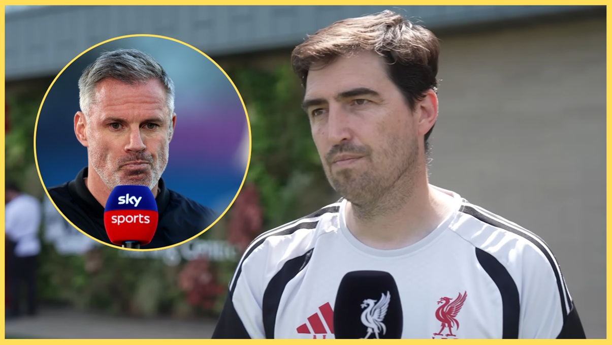Jamie Carragher has voiced concerns about Andoni Iraola's lack of coaching experience in European competition