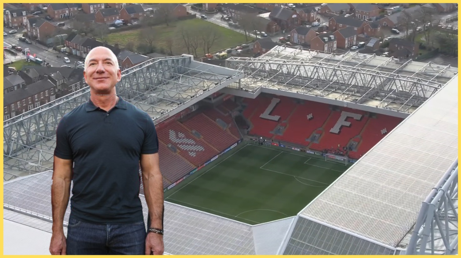 Jeff Bezos is involved with a consortium which has purchased 38% of Liverpool FC