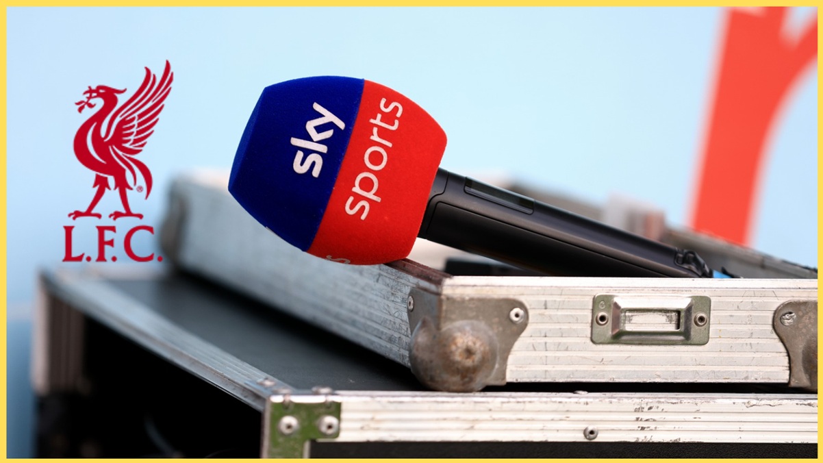 A Sky Sports microphone resting inside its case