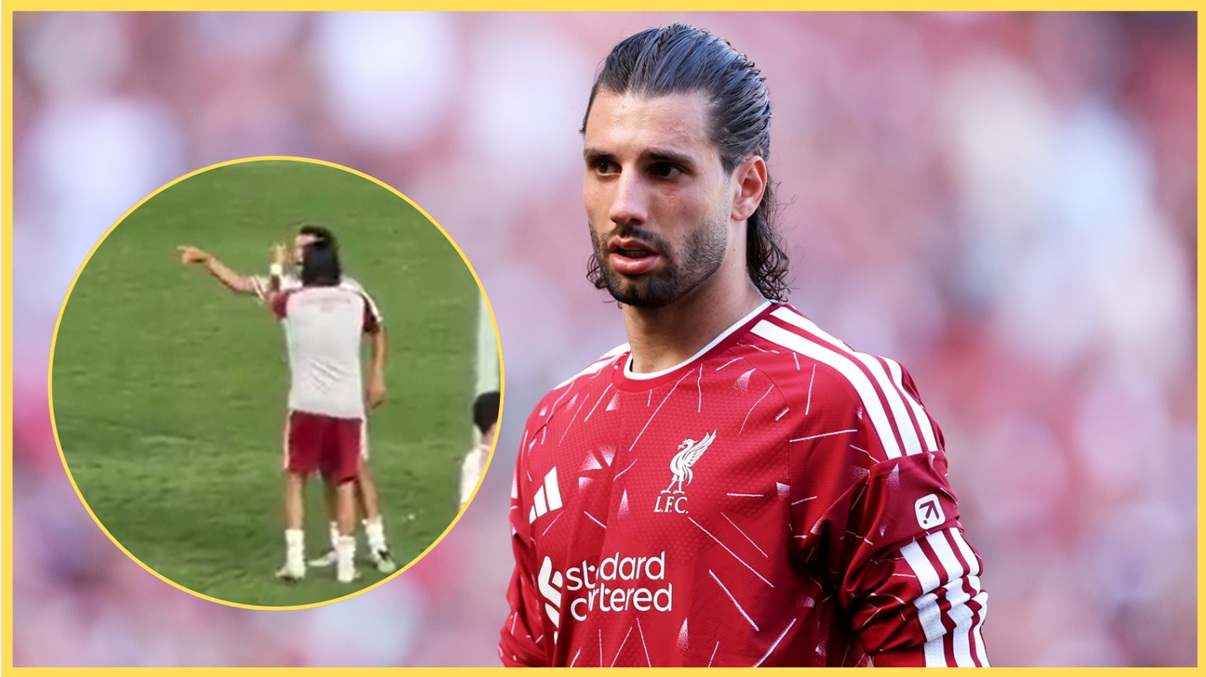 Dominik Szoboszlai and Curtis Jones exchanged words after Liverpool's friendly against Wrexham