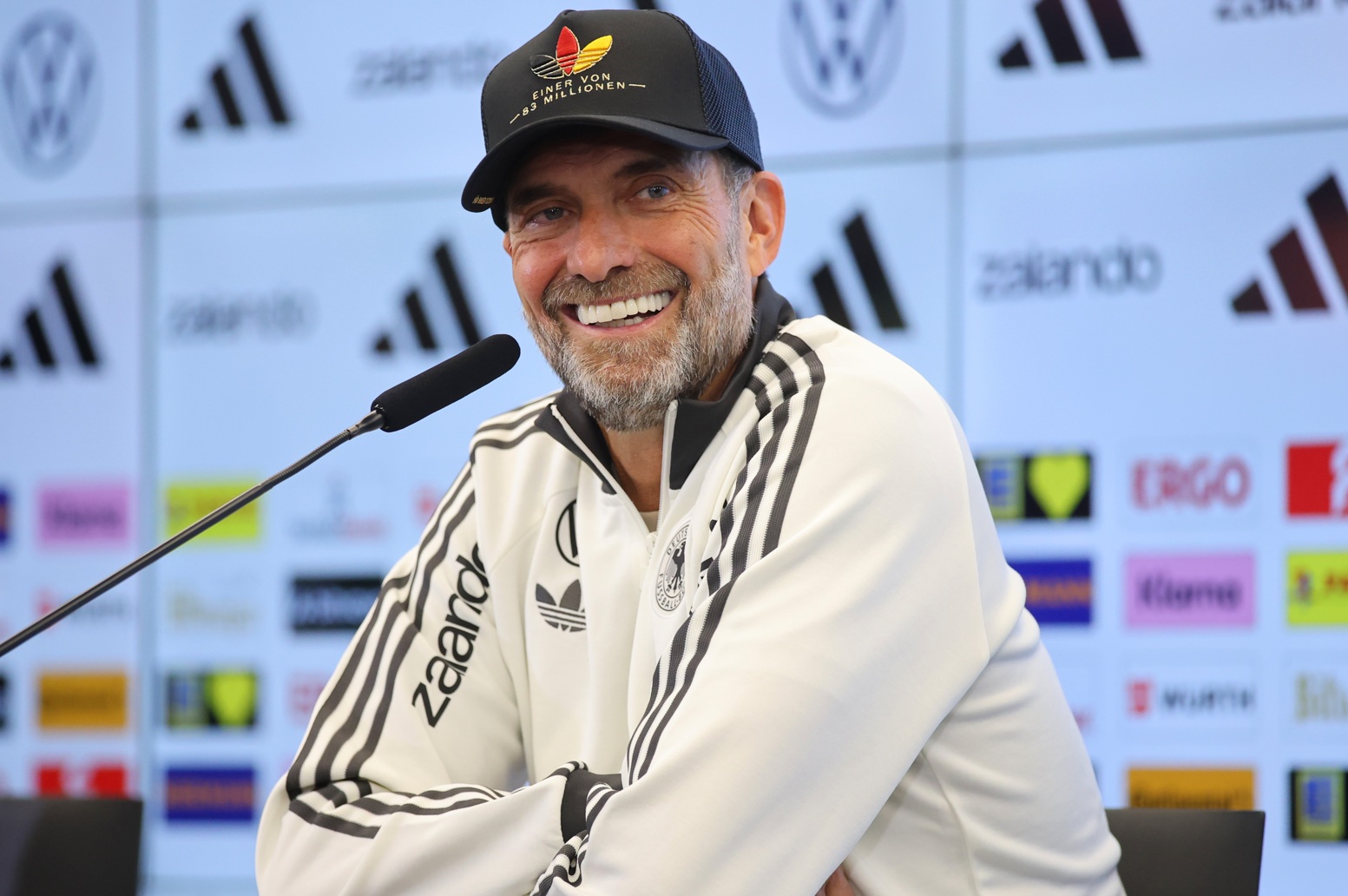 Germany head coach Jurgen Klopp speaks to the media