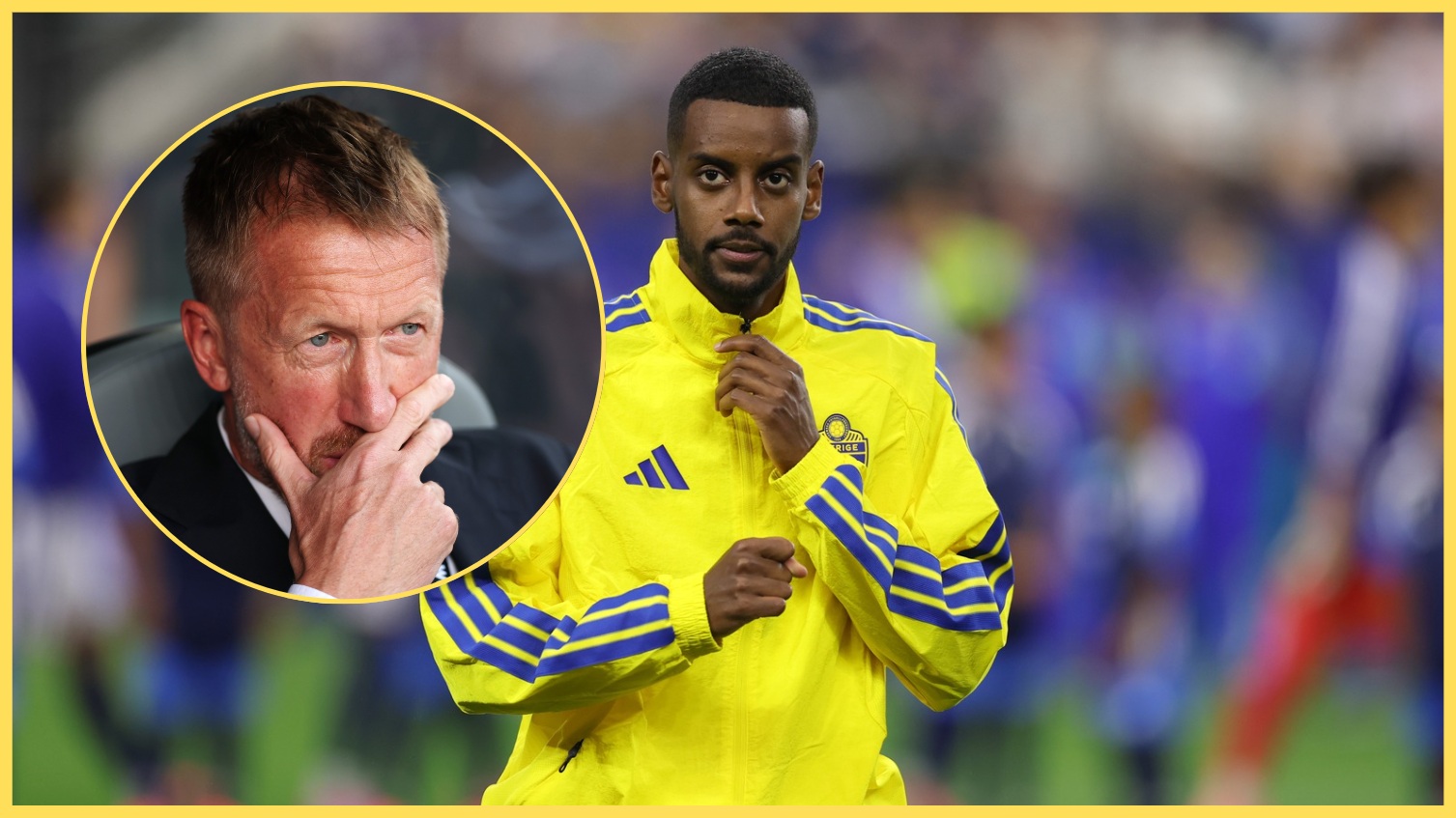 Graham Potter has hinted that Alexander Isak could start all of Sweden's UEFA Nations League matches
