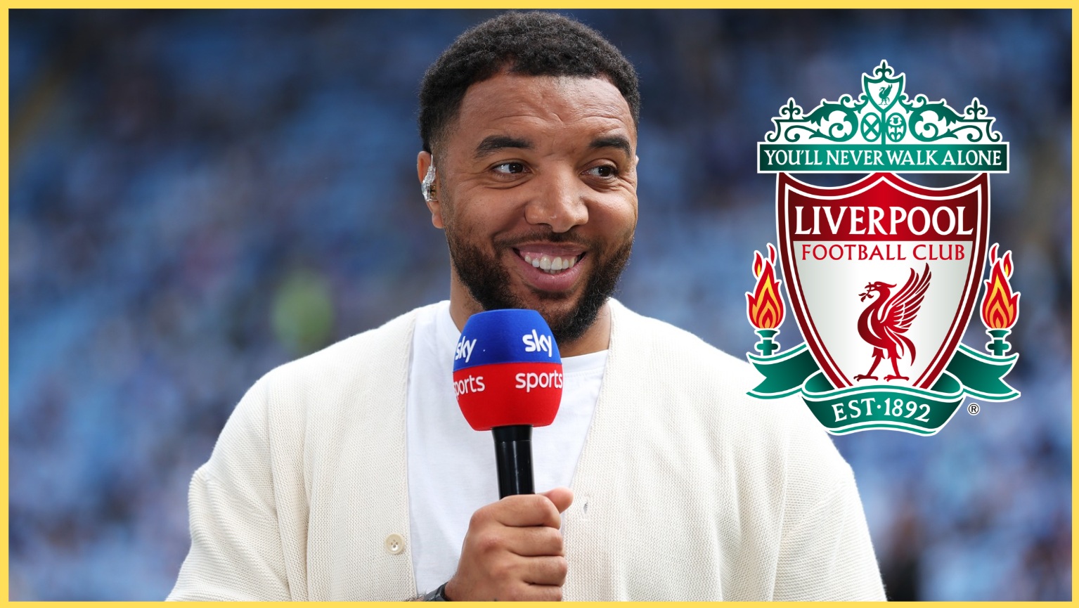 Troy Deeney on punditry duty for Sky Sports