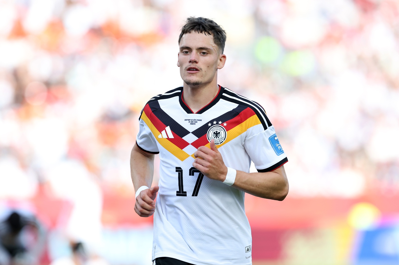 Florian Wirtz in action for Germany during the World Cup